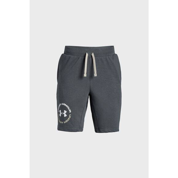 New NWT Under Armour Boys Gray Sweat Activewear Shorts Youth Size Medium - Picture 1 of 7